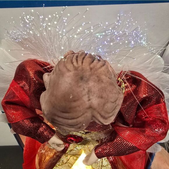 Holiday Style - 12" - LED Fiber Optic Angel Christmas Tree Topper -  New - Picture 6 of 8